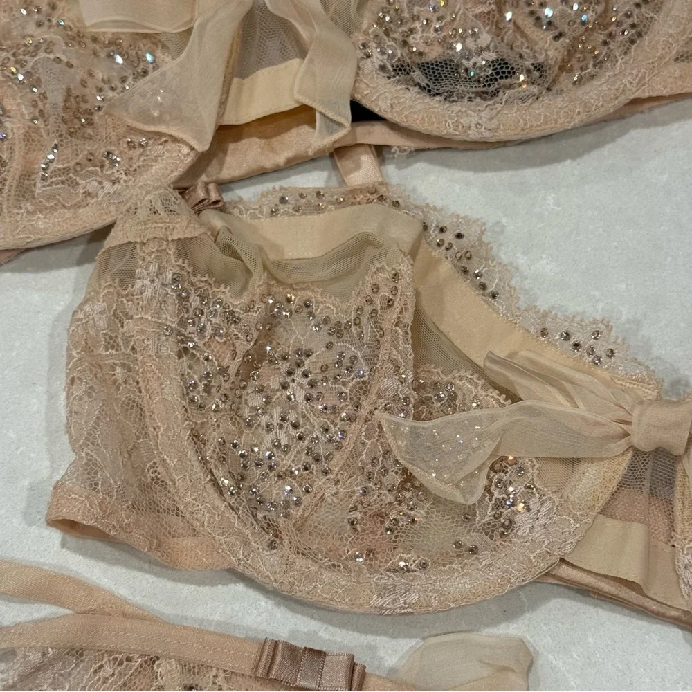 Victoria's Secret Designer Fashion Show Swarovski Crystal Bra & Panty Set - Picture 5 of 16